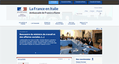 Desktop Screenshot of ambafrance-it.org