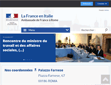 Tablet Screenshot of ambafrance-it.org